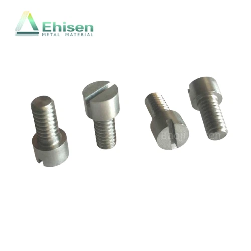 Pure Molybdenum Flat Head Screws Nuts And Bolts