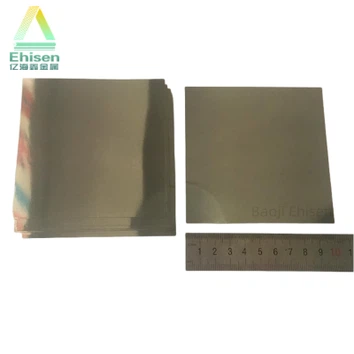 Lámina de tungsteno de alta pureza al 99,95%