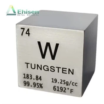 Gran oferta, cubo de tungsteno puro de 1kg y 38,1mm